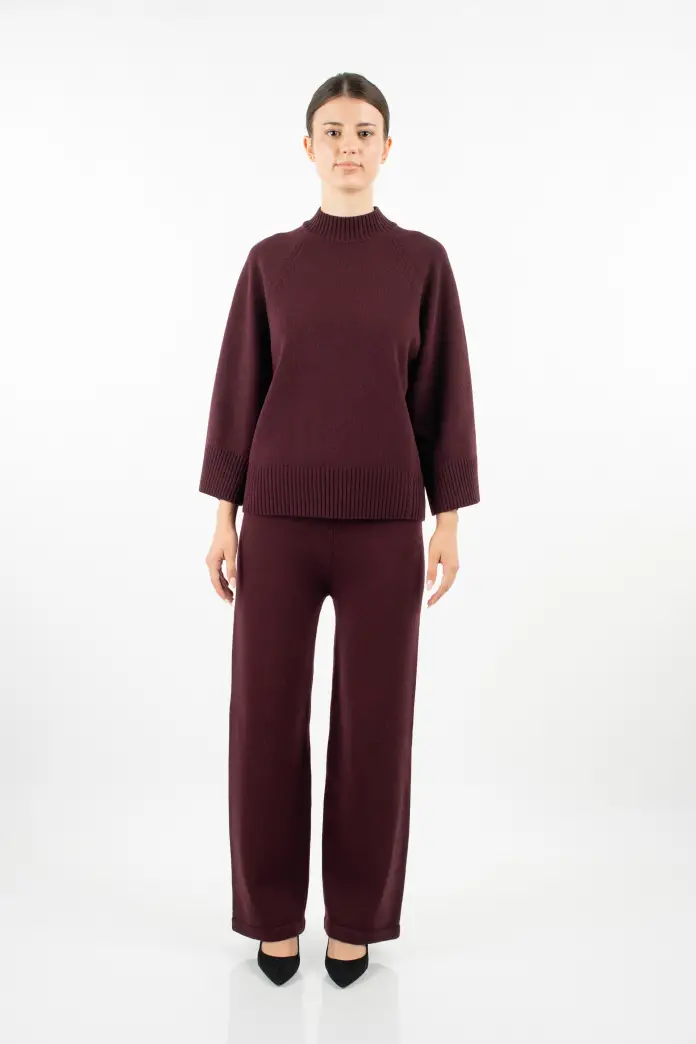 CAROLL Sweater -  Chestnut plum