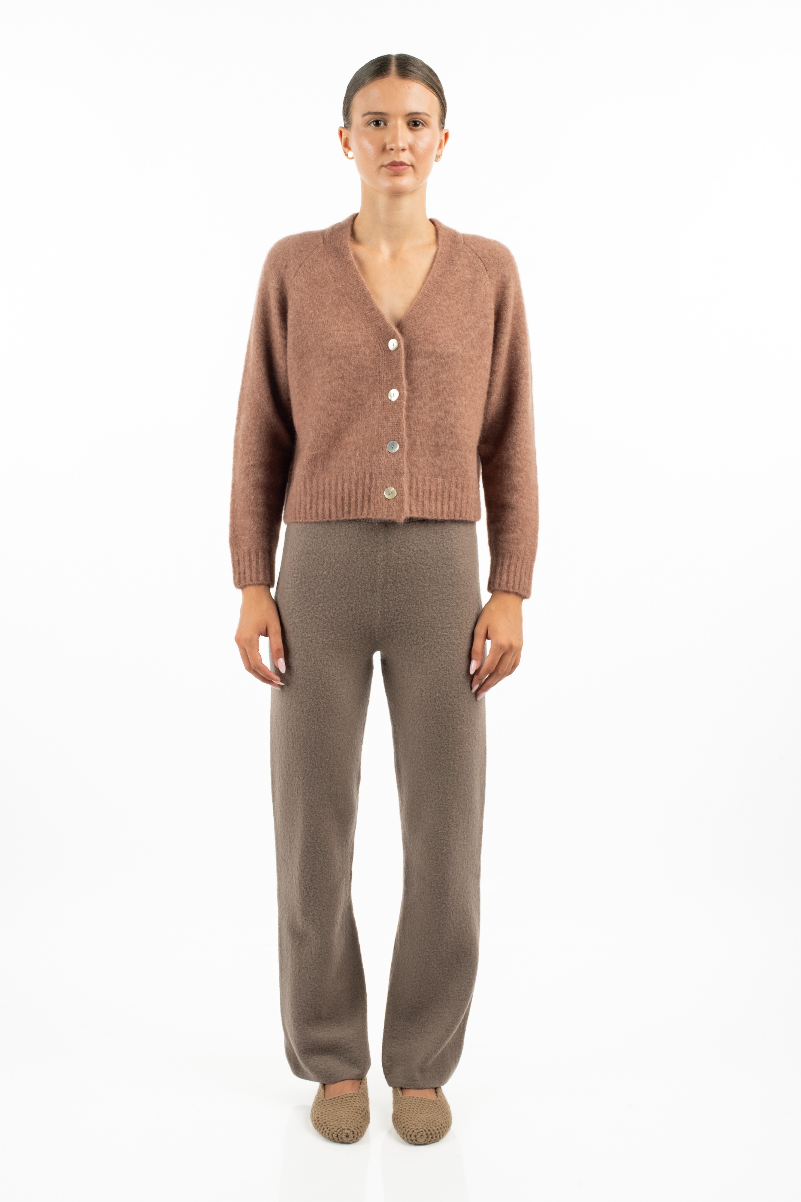 DAISY Cardigan - Clay rose