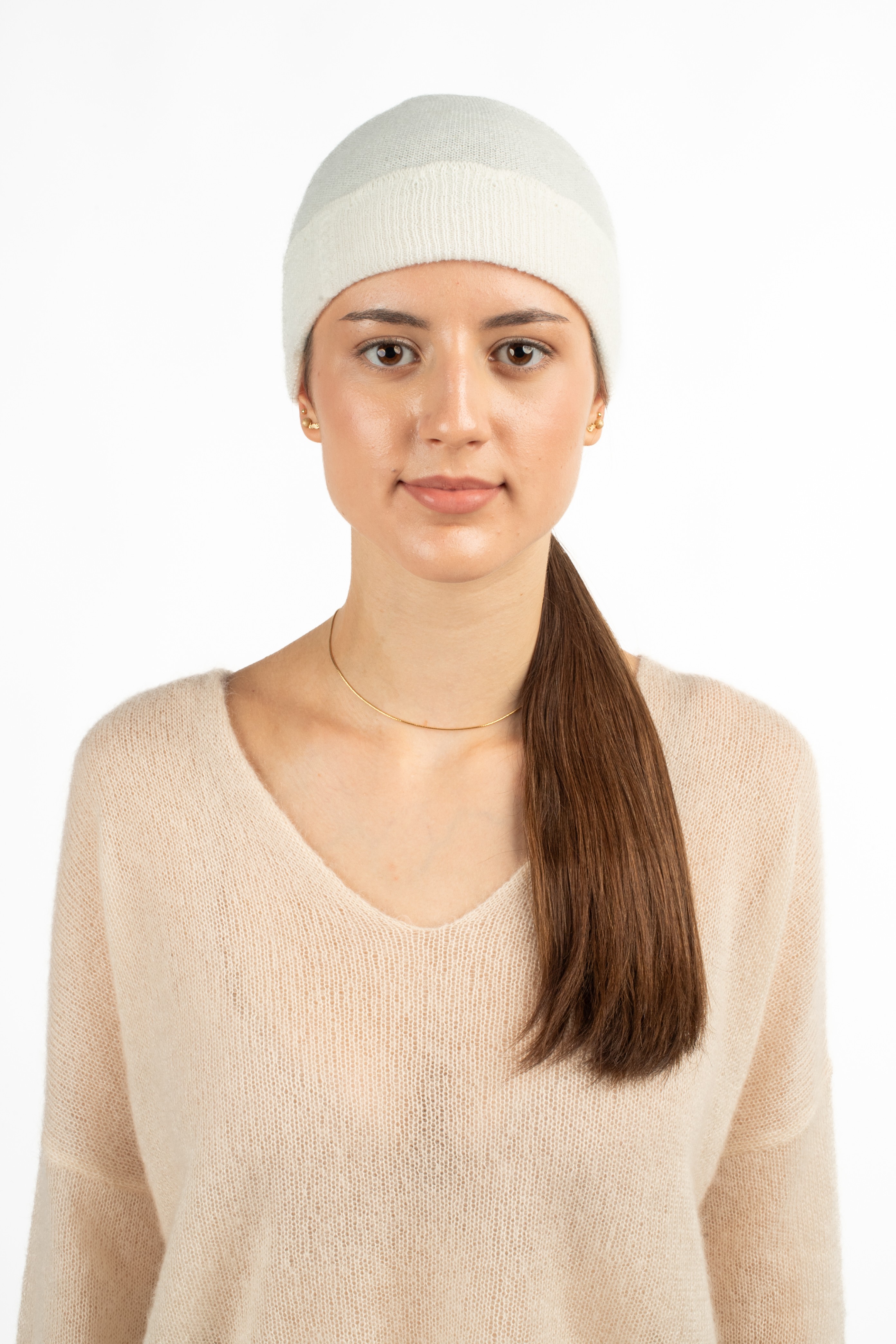 AMELIE Beanie - Silk cream