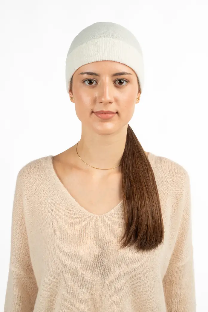 AMELIE Beanie - Silk cream