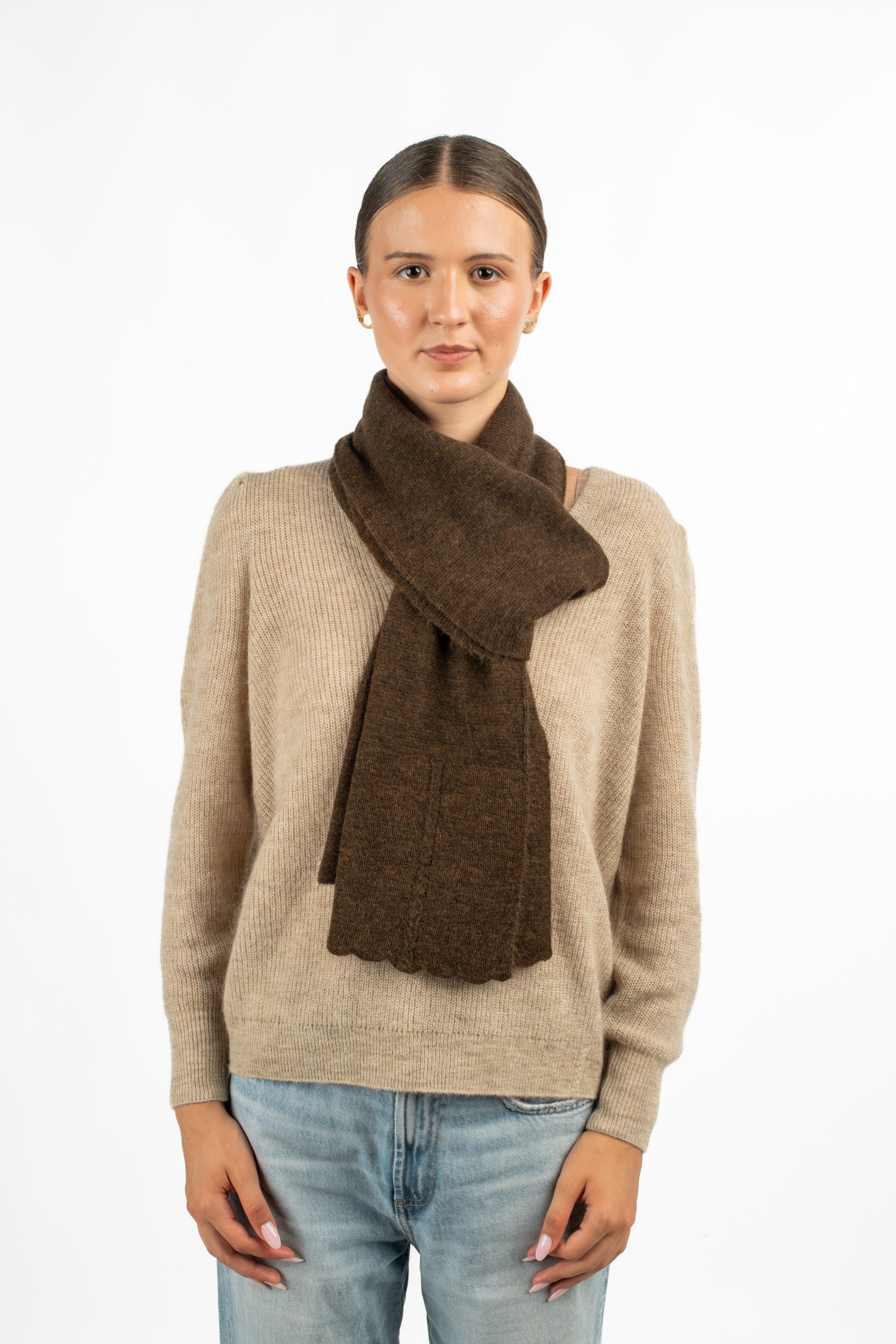 ANNA Scarf - Cedar brown