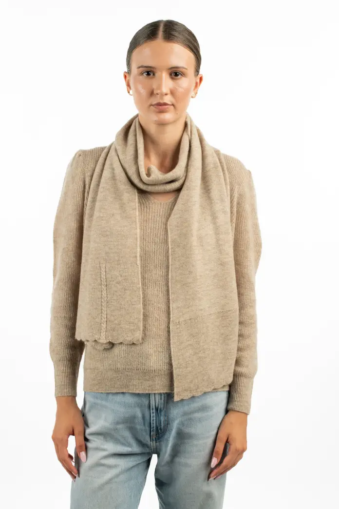 ANNA Scarf - Almond