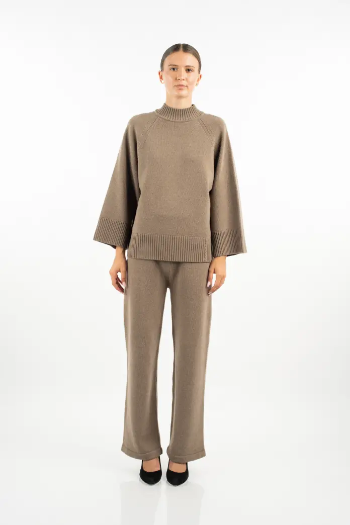 CAROLL Trousers - Stone taupe