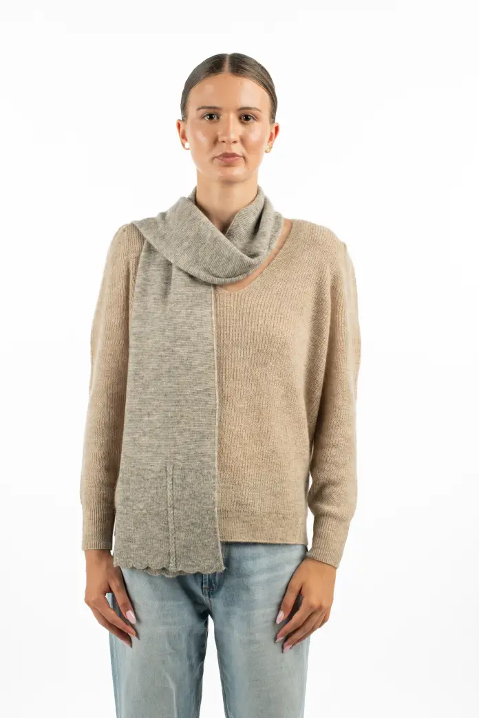 ANNA Scarf - Cloud stone