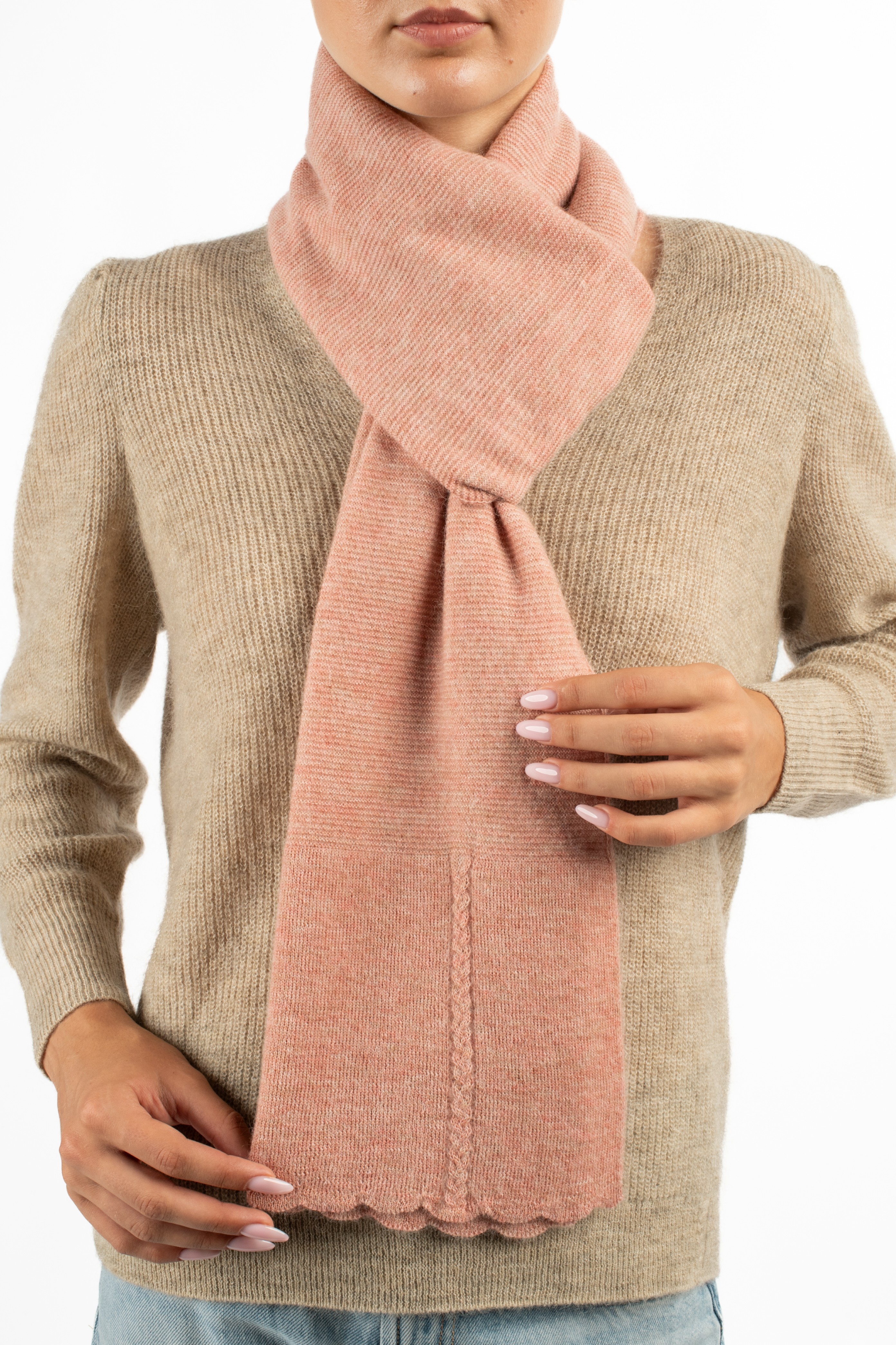 ANNA Scarf - Peach bloom