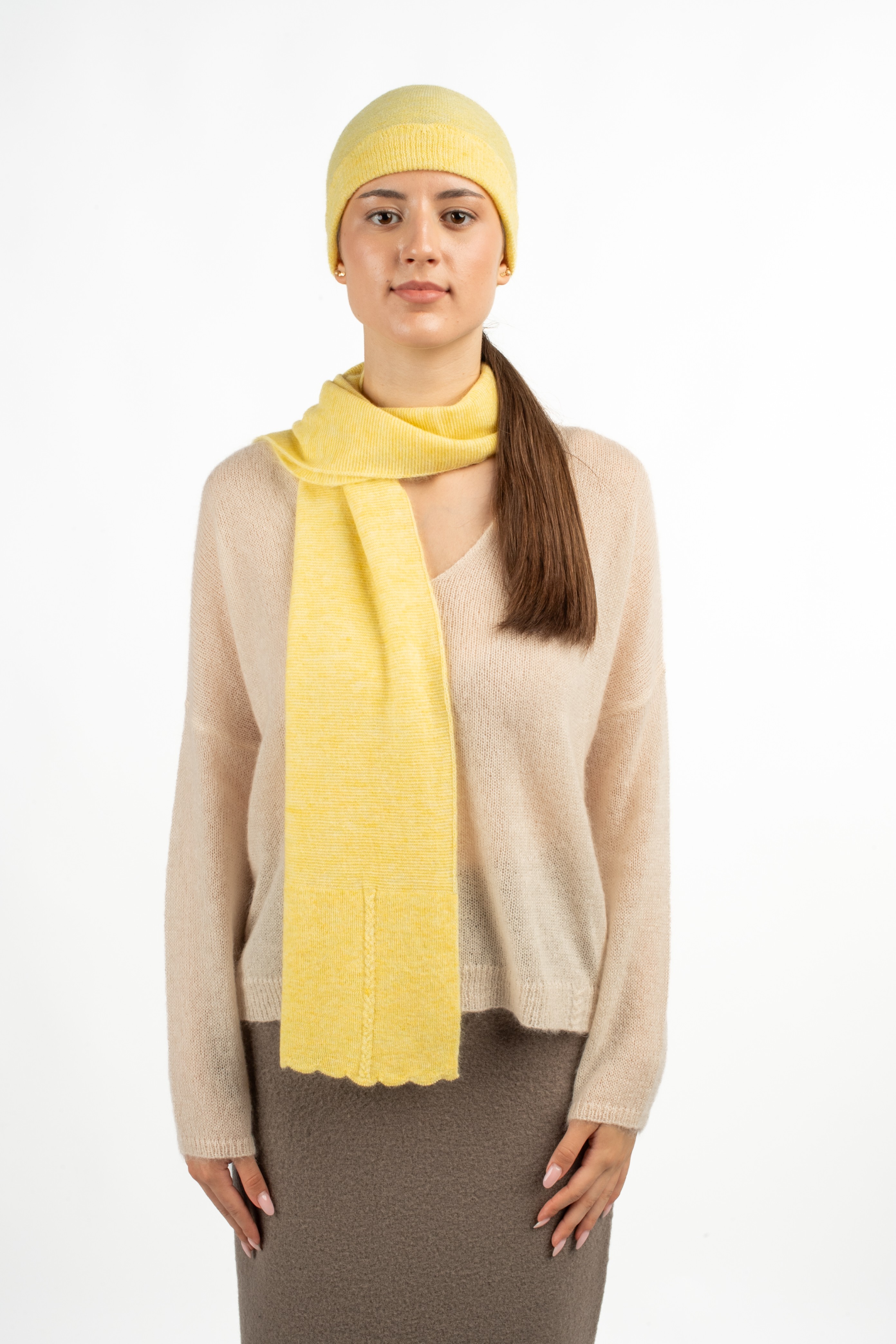 ANNA Scarf - Soft marigold