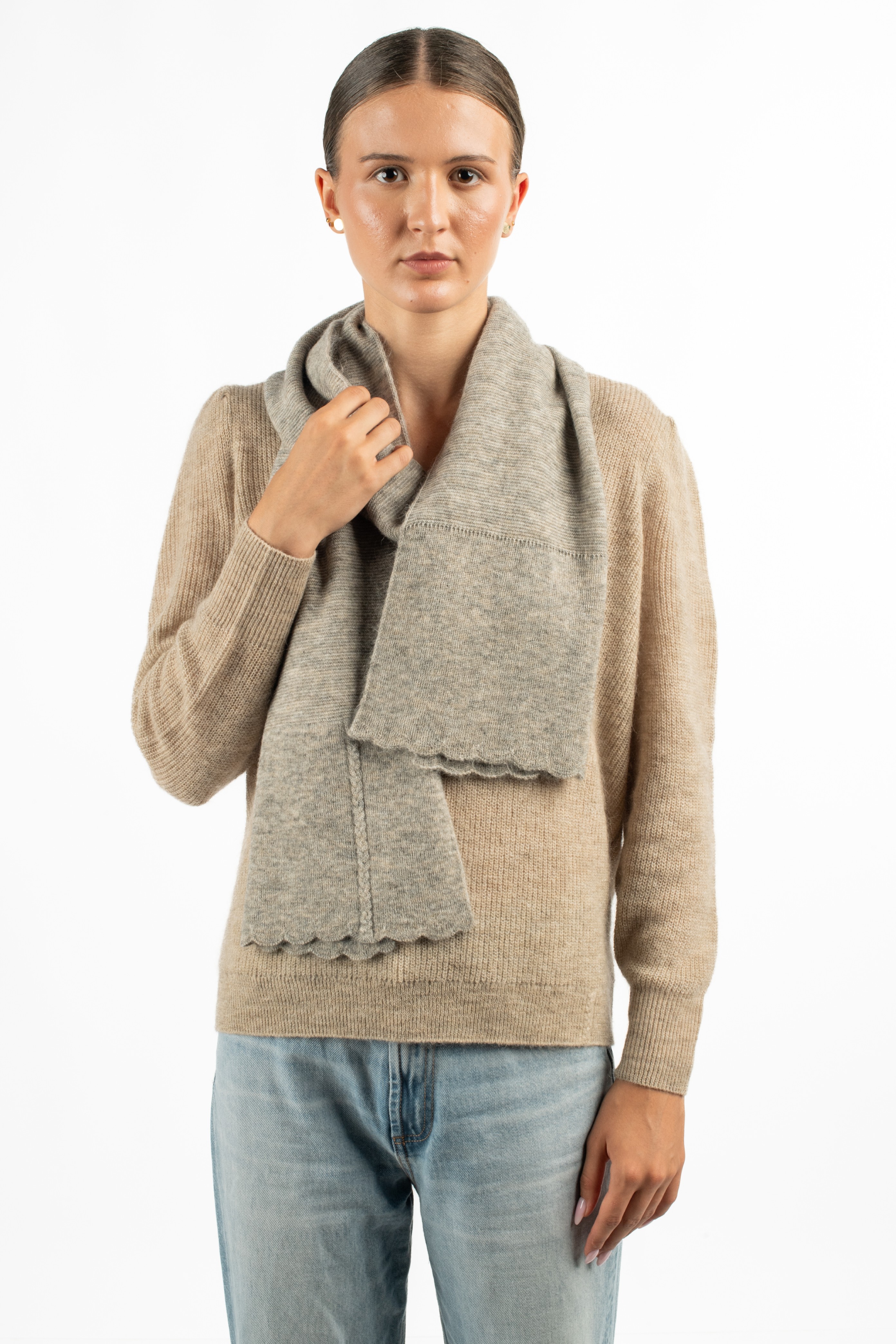 ANNA Scarf - Cloud stone