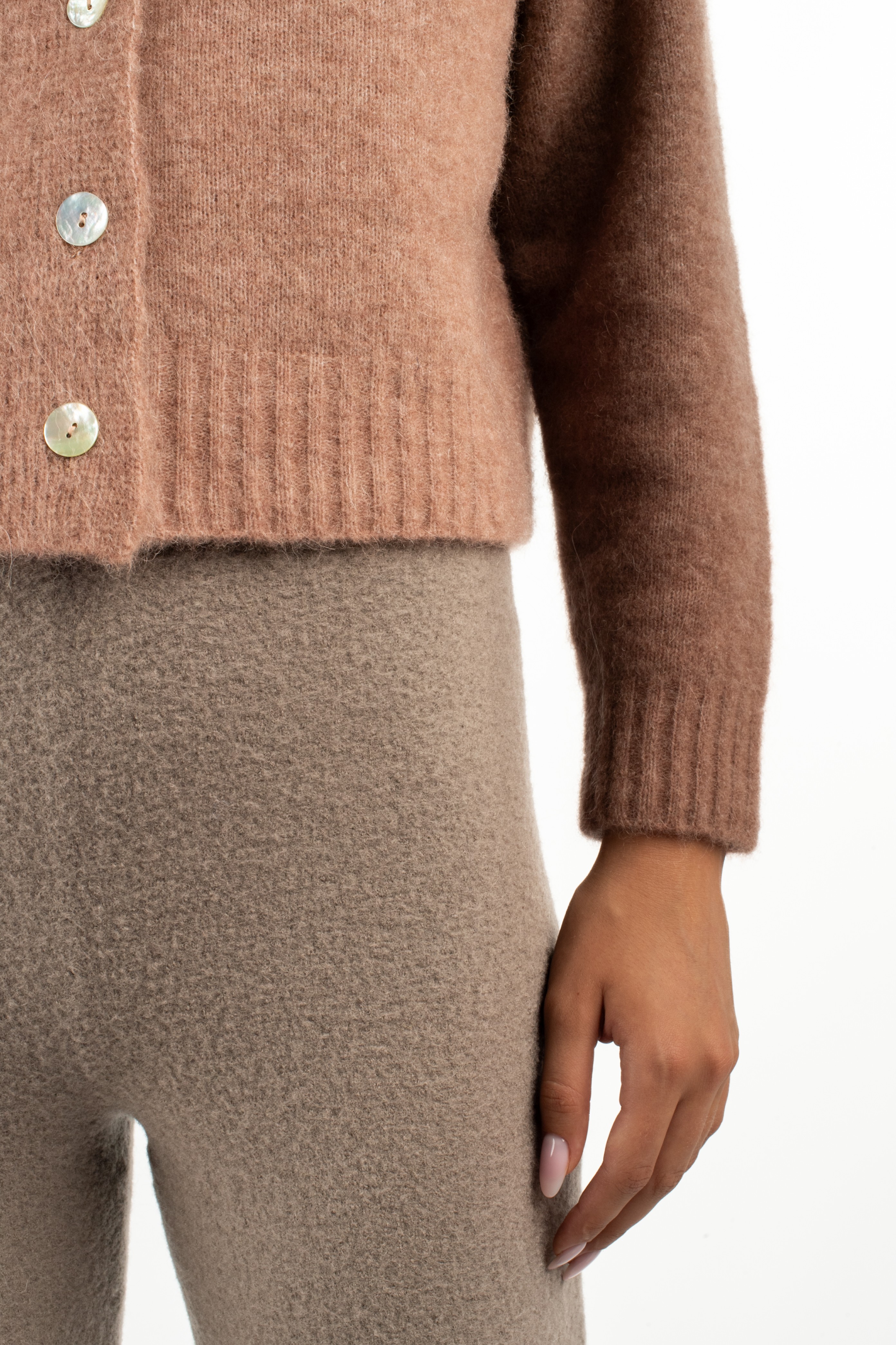 DAISY Cardigan - Clay rose