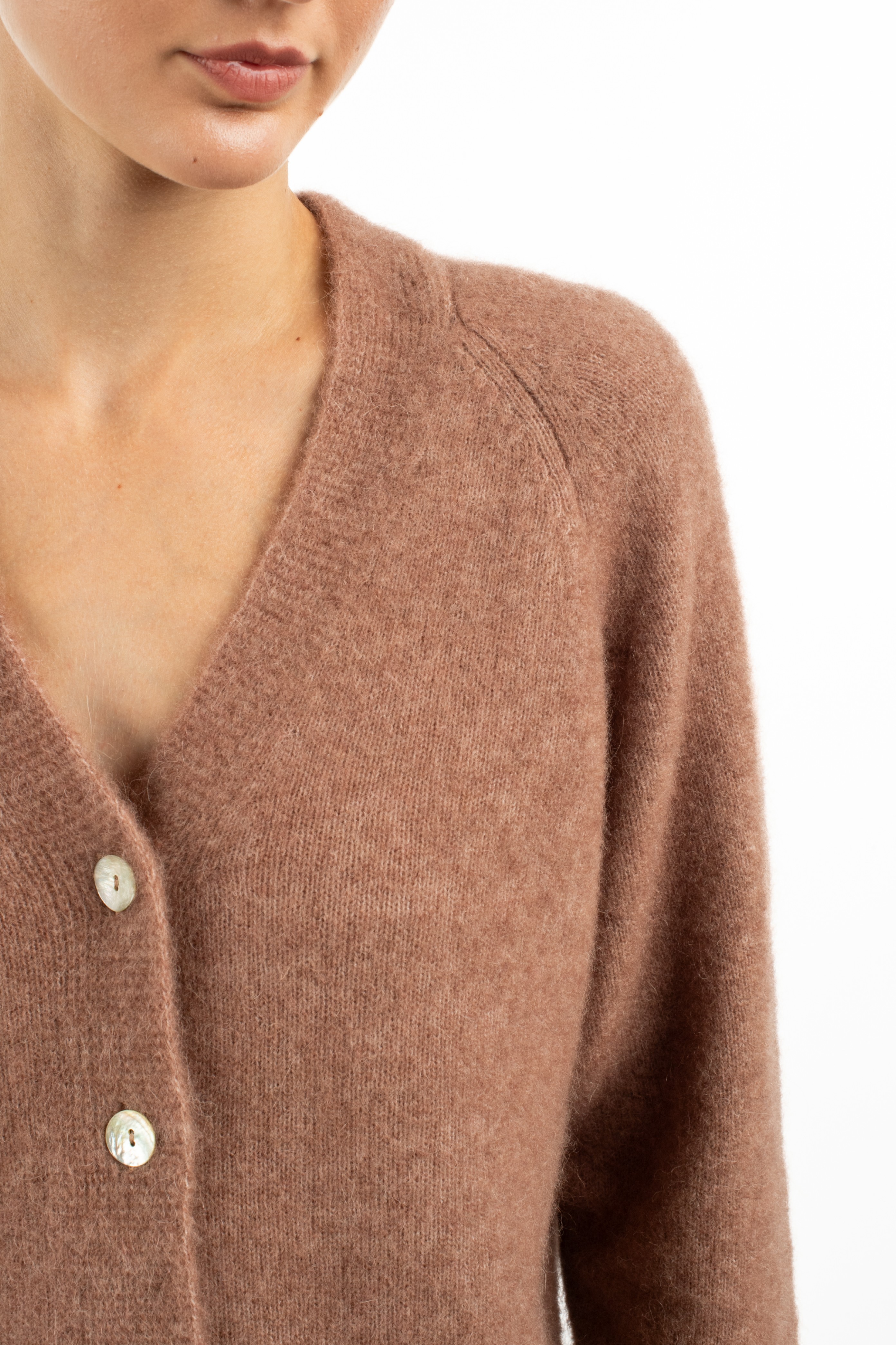 DAISY Cardigan - Clay rose