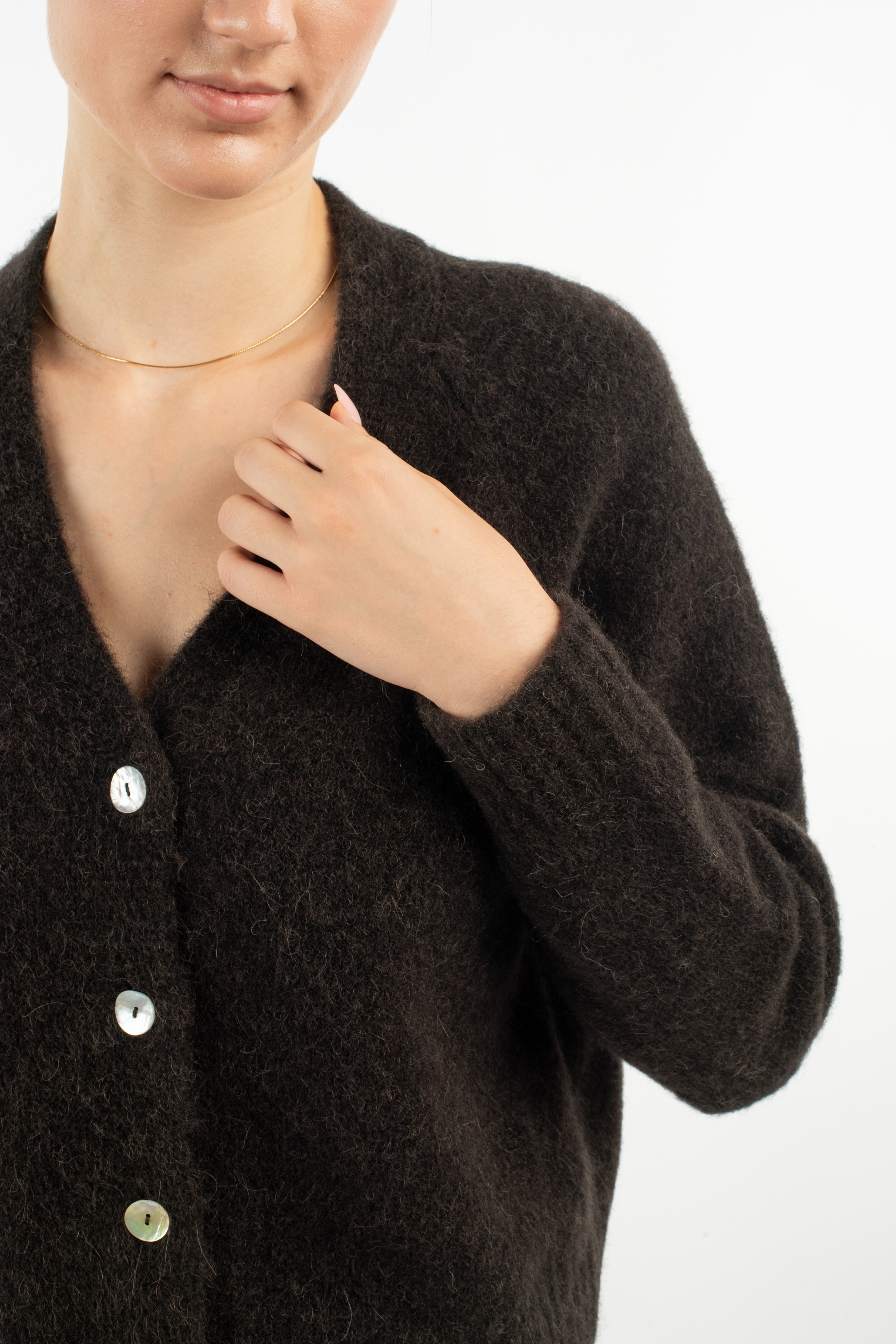 DAISY Cardigan - Bitter cocoa