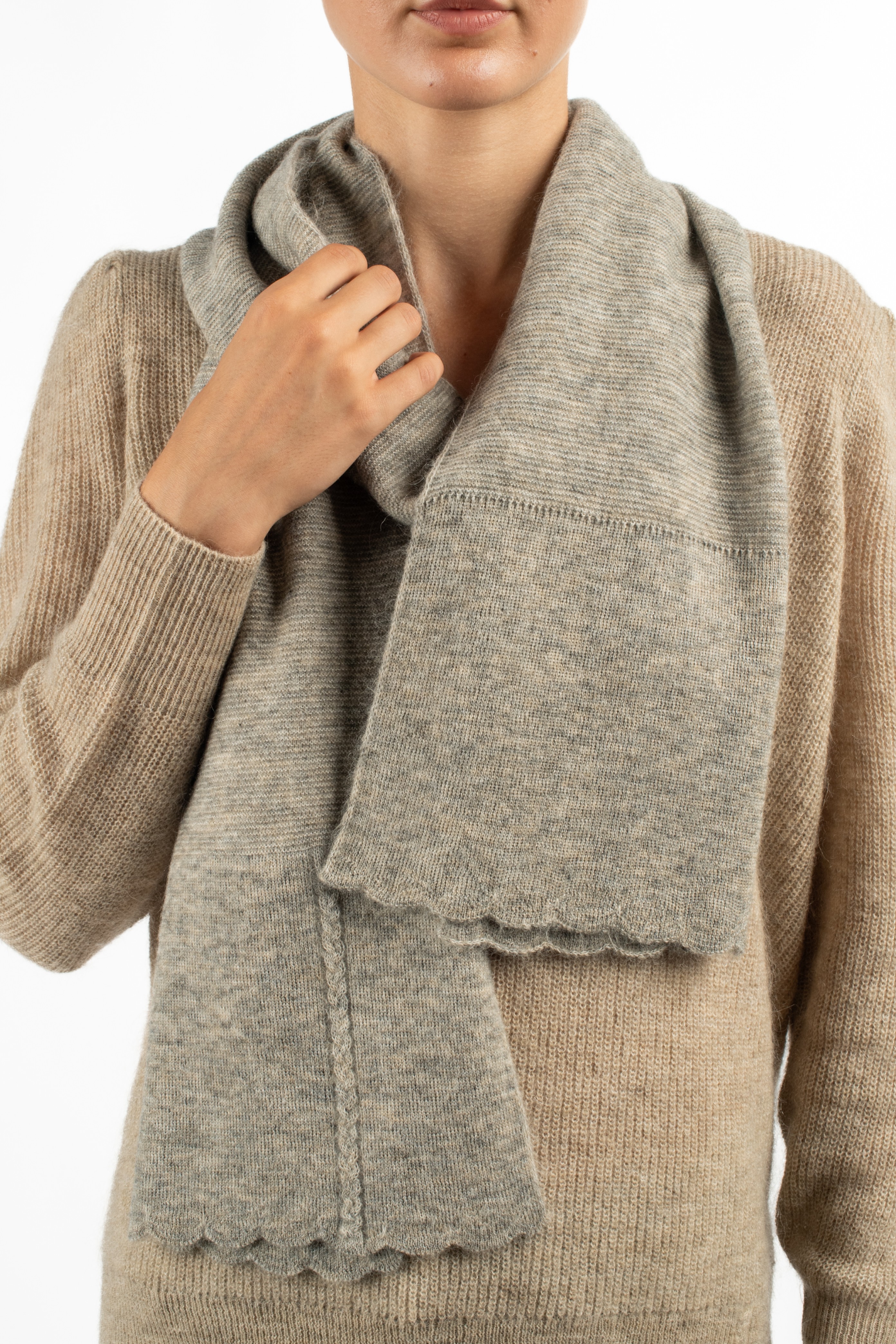 ANNA Scarf - Cloud stone