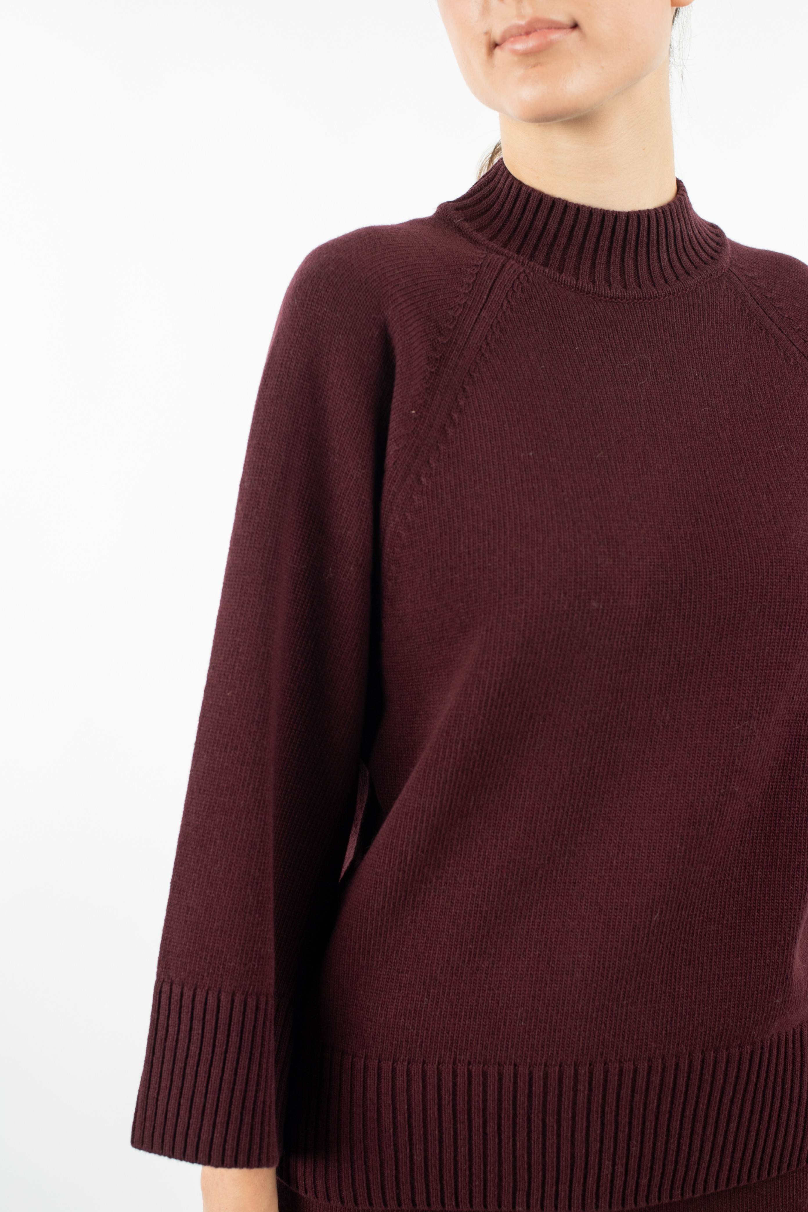 CAROLL Sweater -  Chestnut plum