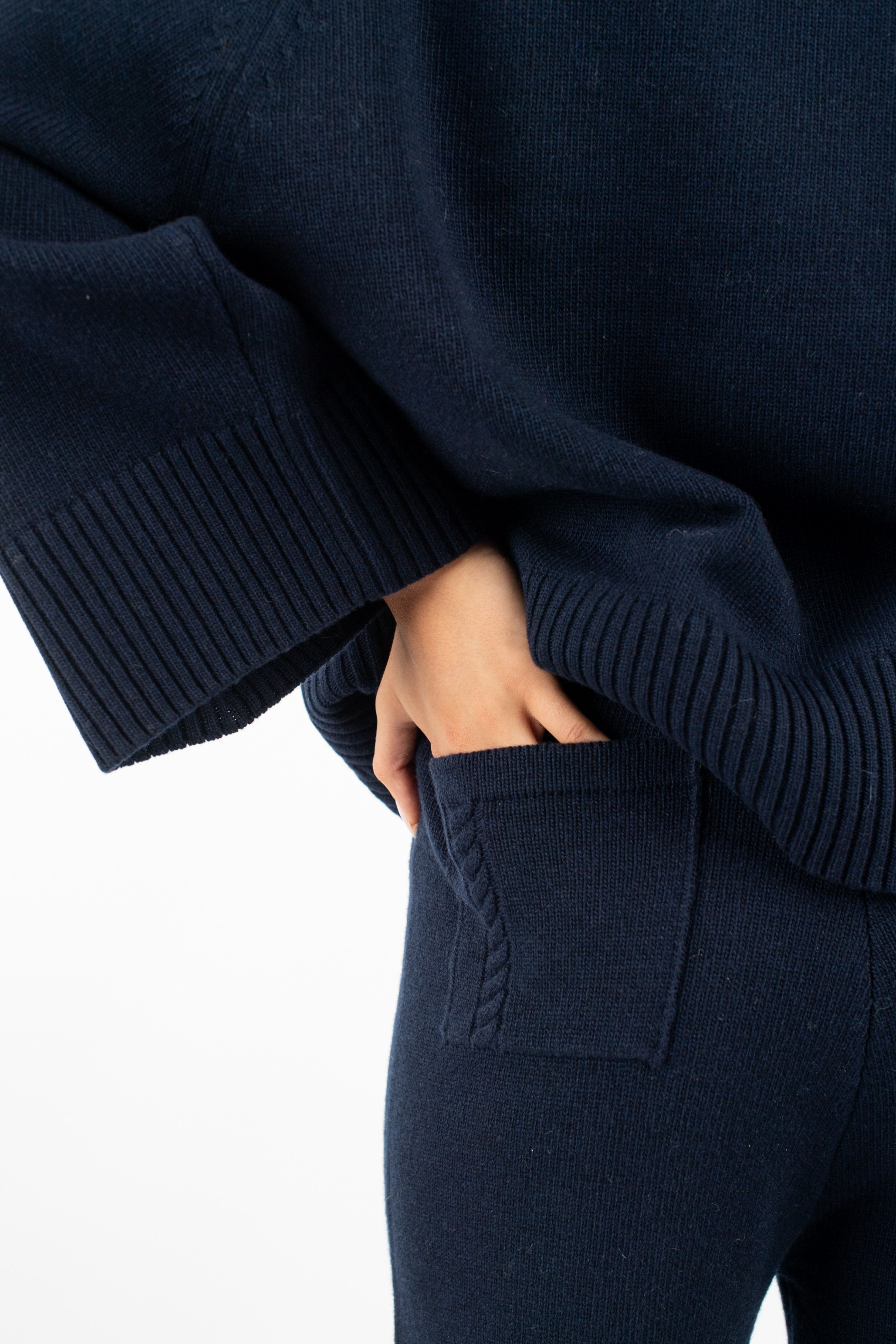 CAROLL Trousers - Night indigo